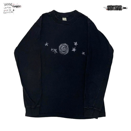 清仓款！oldschool美式复古星星基础内搭高级感男女情侣长袖T恤