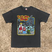 220G轻薄高织不透 复古经典 动漫old 王有病工作室 school短袖 T恤