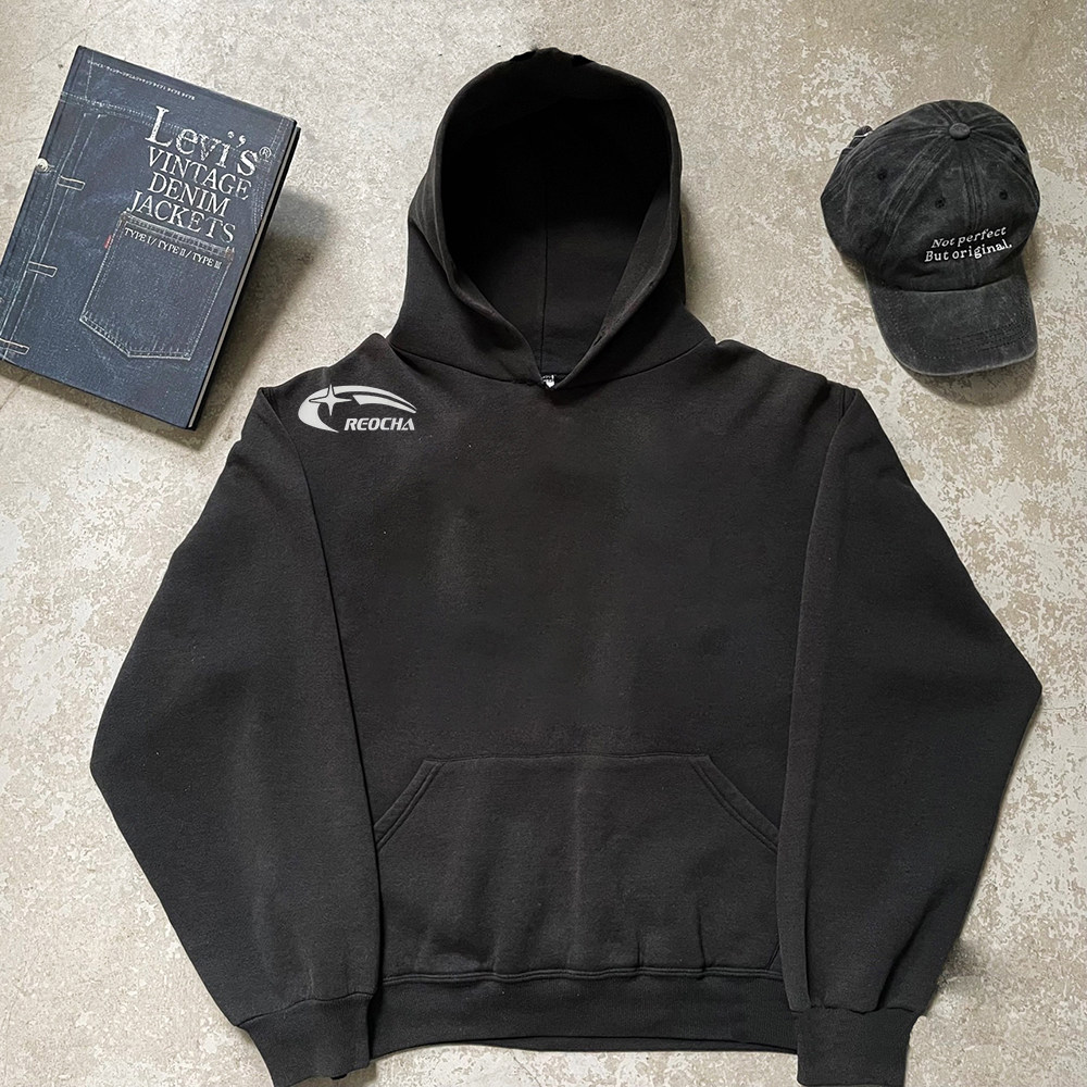 왕유빙 스튜디오  특별한 제안으로 거래하세요  글리터 스타 남녀 커플 착용 파커 남녀 후드티 스웨트 셔츠