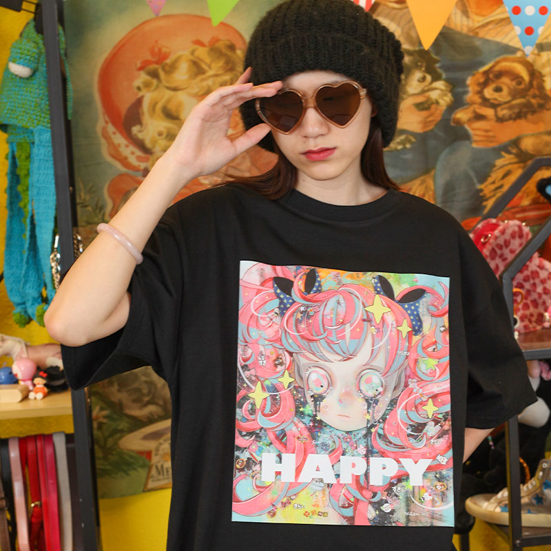 树莓粉星星ulzzang加大光t