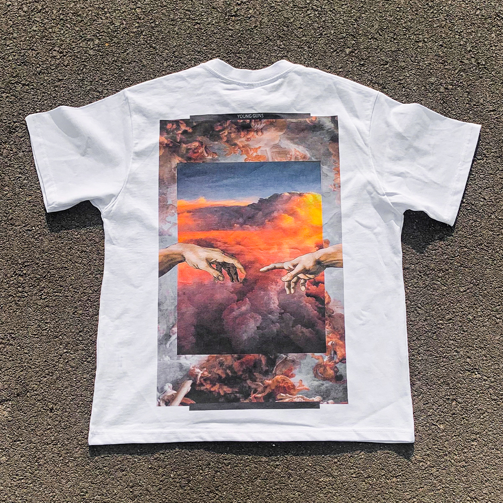 王有病工作室 重磅260G!The Ha nd of God上帝之手tee短袖t恤