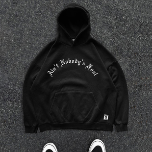 清仓款！小众设计谏言原创设计情侣高街潮牌男女连帽卫衣慵懒风