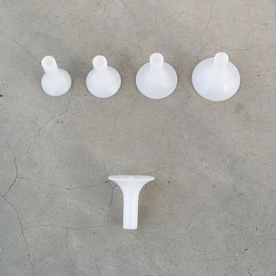 静电喷粉枪放电针喇叭口KCI喷塑机枪头扩散屏 伞状挡板顶粉头平卖