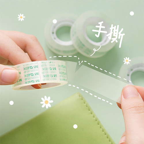 晨光文具透明可粘字手撕小号