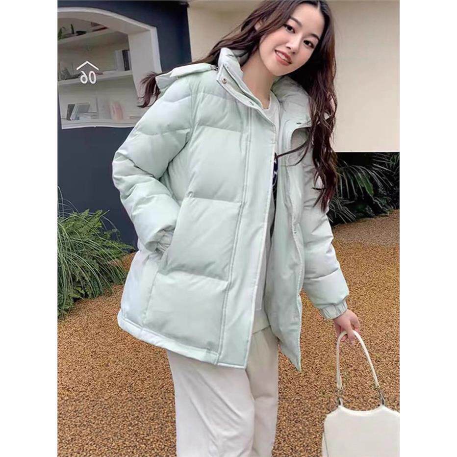中戏羽绒服男女冬季90白