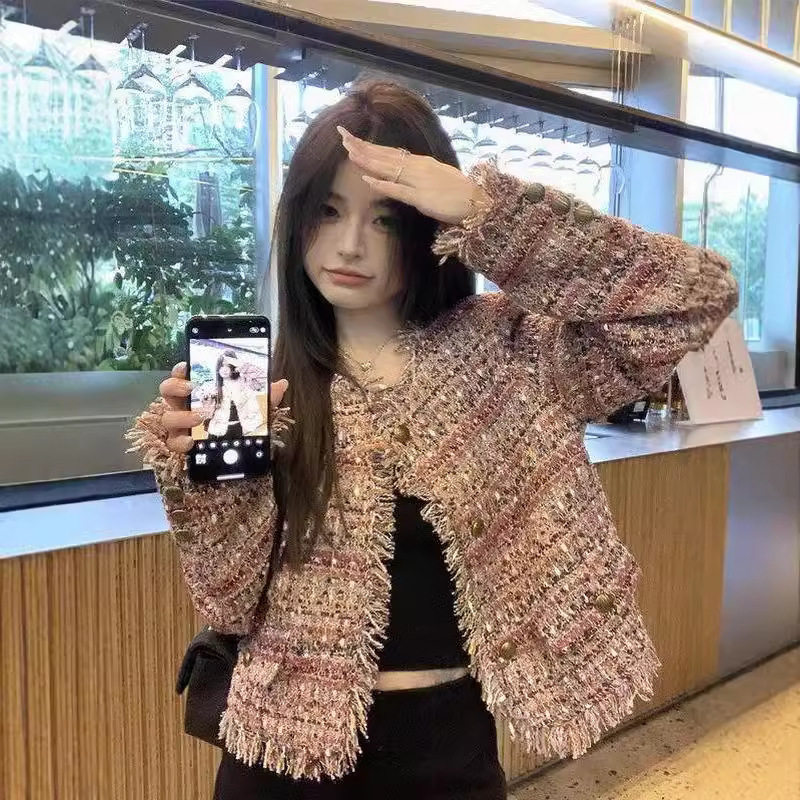 法式气质小香风外套女秋