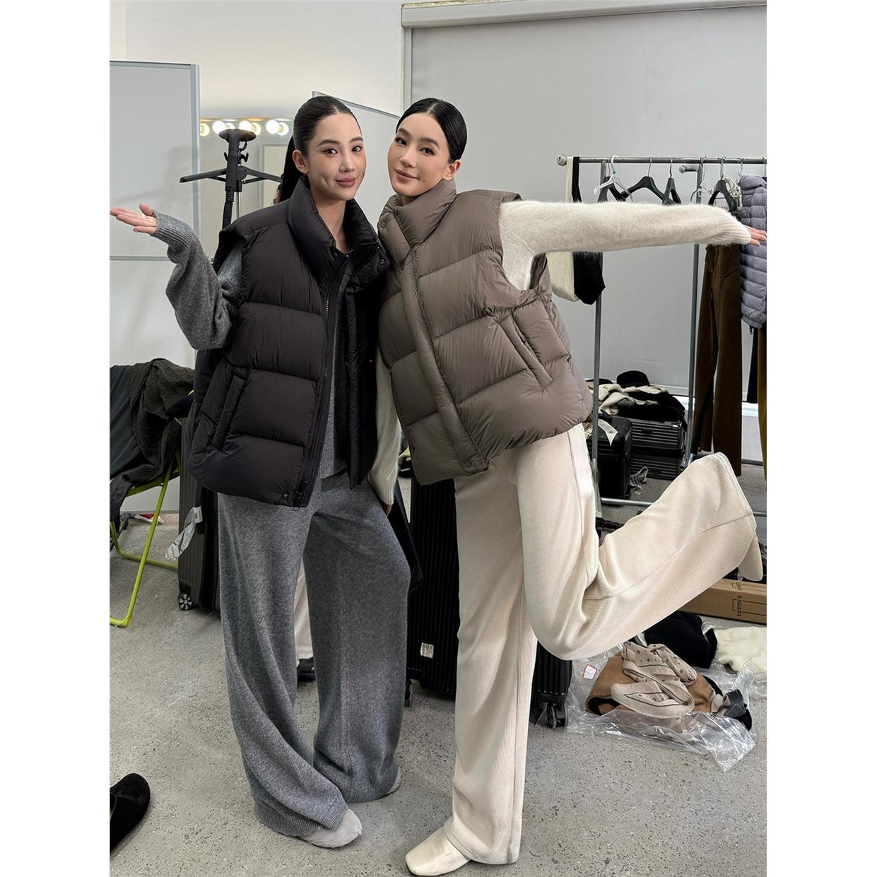 高级羽绒马甲女款外穿冬图片
