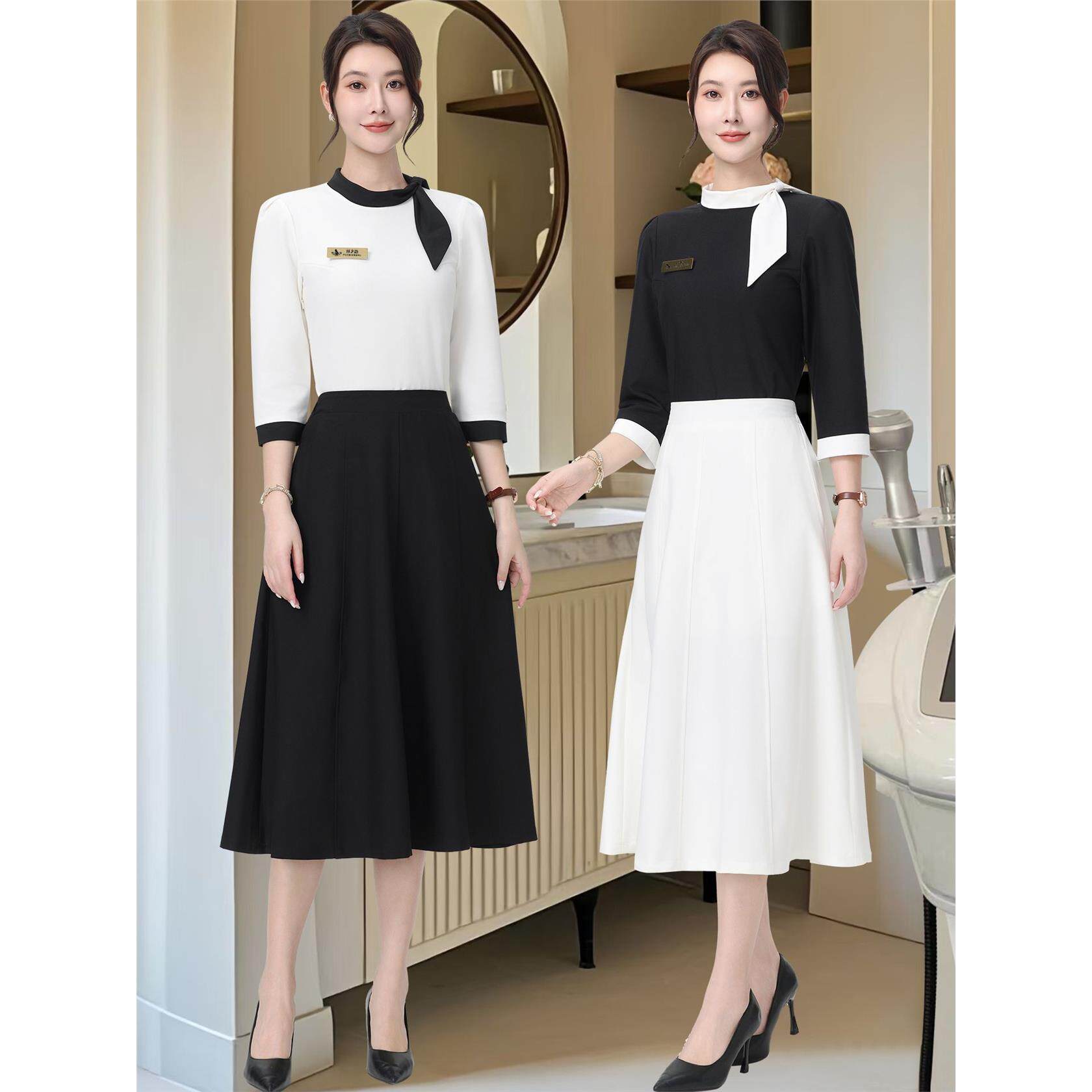 美容师工作服女冬高端院
