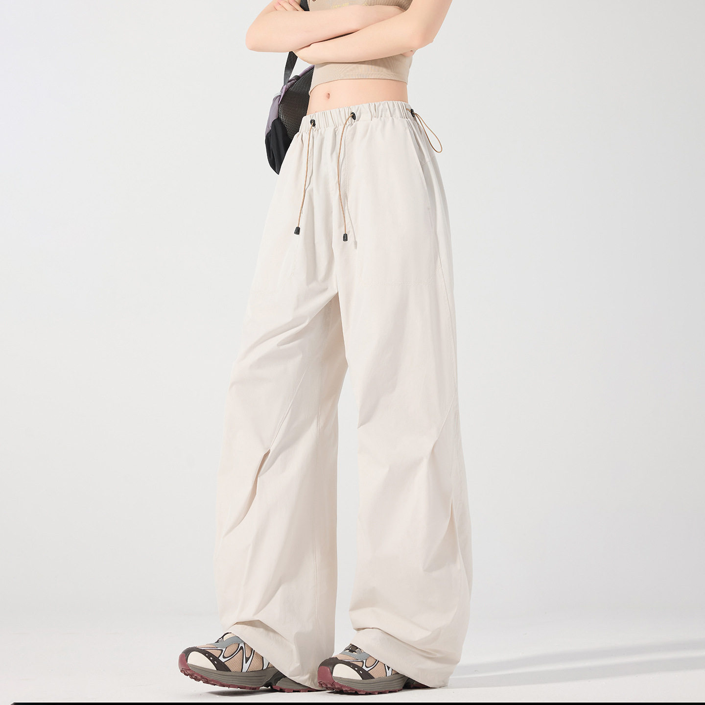 山系户外速干冲锋裤女春