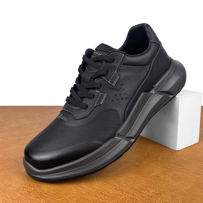 头层牛皮减震休闲鞋2025秋季新款