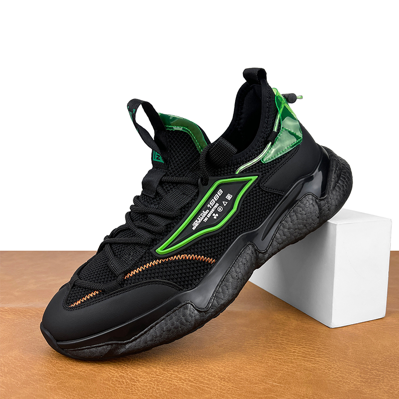 秋季新款休闲运动鞋网面透气男鞋