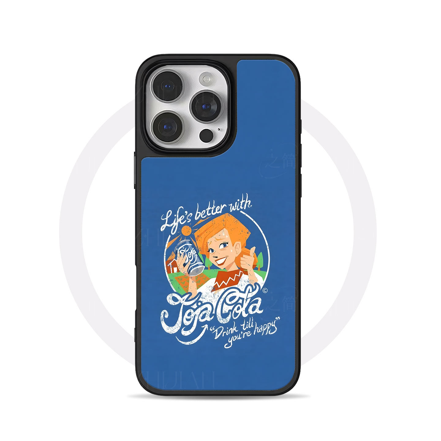 特佳可乐少女大孔黑框玻璃磨砂磁吸碳纤纹手机壳适用苹果iphone17promax华为12/13/14P60PROP80PROMATE80PRO