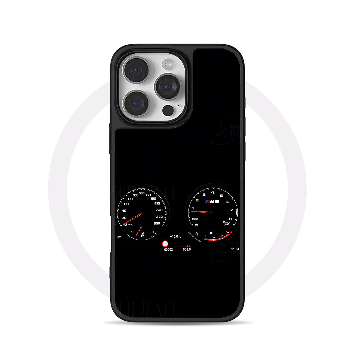 宝马M2仪表盘大孔黑框玻璃磨砂磁吸碳纤纹手机壳适用苹果iphone17promax华为P70ULTRA小米14PROMATE60PROMATE
