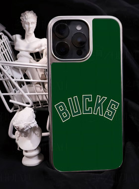 绿底雄鹿字手机壳大孔电镀黑框碳纤维二合一玻璃适用苹果17promax华为PURA70PROPLUSPURA80PROPLUS小米15PROM