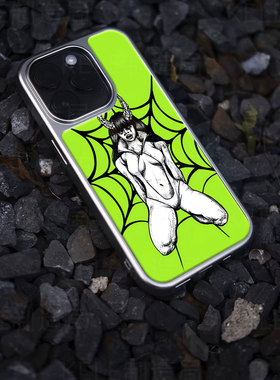 牛角魔女电镀玻璃黑框磨砂手机壳适用苹果iphone17promax华为VIVOX200PROMINI华为PURA80PROPLUS华为PURA70UL