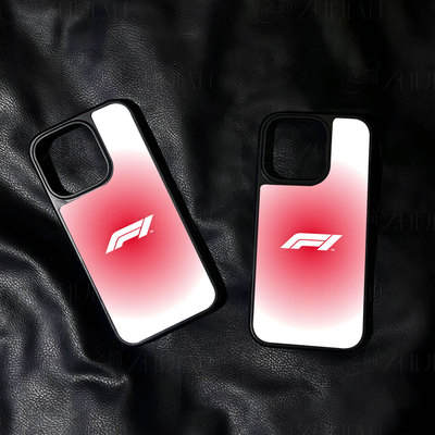 F1赛事标志大孔黑框玻璃磨砂磁吸碳纤纹手机壳适用苹果iphone17promax华为小米17PROMAX15/16PLUSP70PRO小众