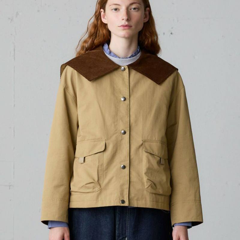 纯元日单领先款灯芯绒海军领气质短款春秋外套三色入少量,女装/女士精品,风衣,淘宝优惠券,粉丝福利购,淘宝优惠卷