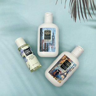 歌歌兰妮蓝风铃香水沐浴露套装中样控油蓬松洗发露去屑水润护发素