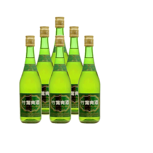 汾酒38度竹叶青酒475ml 玻璃瓶山西杏花村露酒 6瓶套装