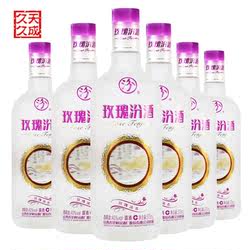 汾酒40度玫瑰汾酒375ml六瓶套装山西特产杏花村酒露酒国产白酒