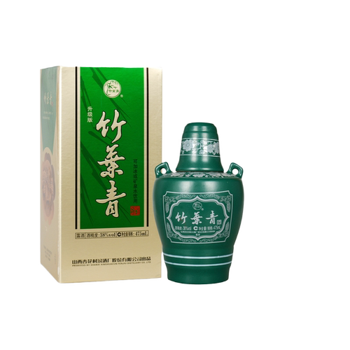 38度汾酒竹叶青坛竹475ml