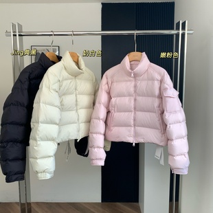 Xzichic高绒朵90白鸭绒短款羽绒服女冬季新款monc1er轻盈保暖外套