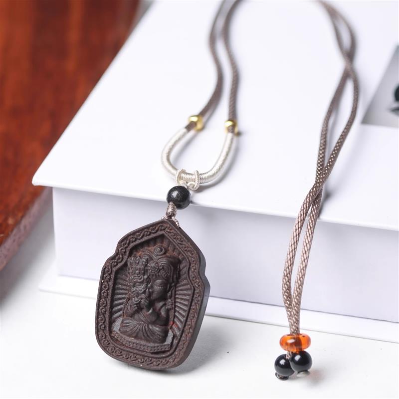 吉祥】合香珠扎基拉姆香牌龙涎香吊坠挂件女款古风香牌男士挂件香