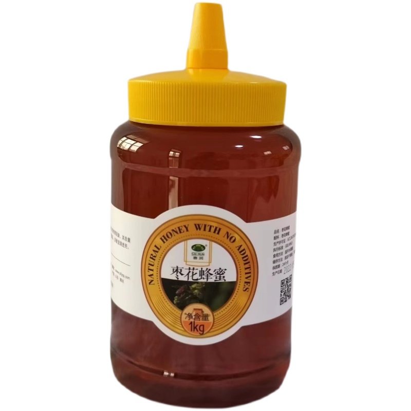 赛润蜂蜜枣花蜂蜜农家自产家庭装1000g