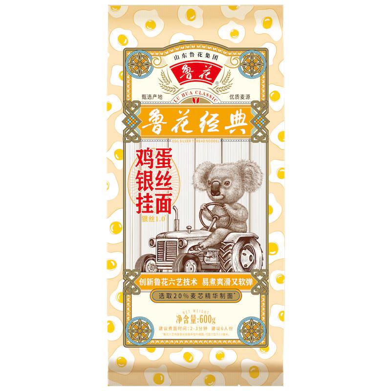 [Lu Hua direct sale]Koala series LuHua classic egg Silver Hangmian 600g*1 noodle Dry noodles Mianin the Agri rice/Dried foods/Condiment , Convenient fast food , Noodles/Vermicelli (Cook until noodles)  category - from Buy2taobao.com to provide professional Taobao agent buy service