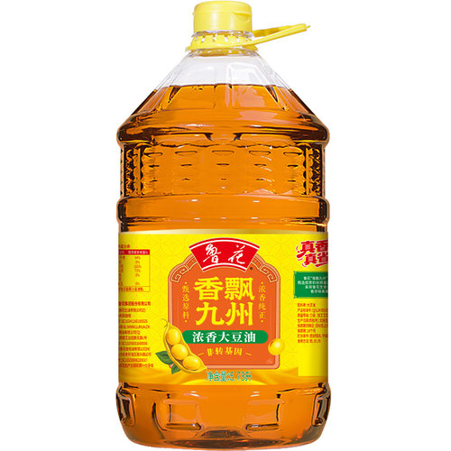 【鲁花直营】鲁花香飘九州浓香大豆油5.78L 非转基因 食用油 粮油