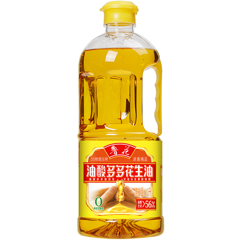 【鲁花直营】鲁花油酸多多系列花生油1L*1 食用油粮油