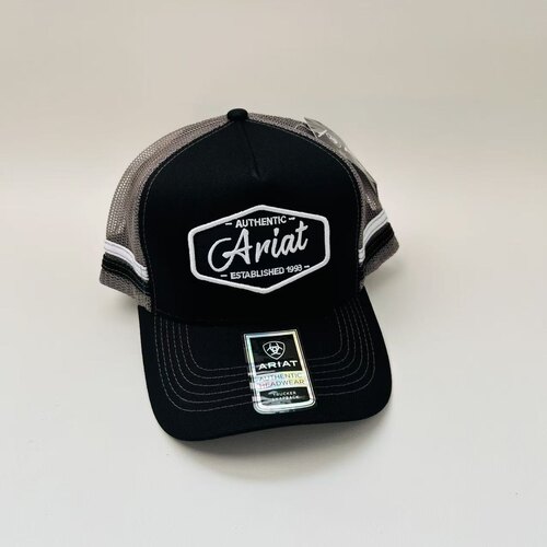 美国Ariat品牌卡车帽 TEAM ARIAT后背刺绣网眼棒球帽西部风遮阳帽