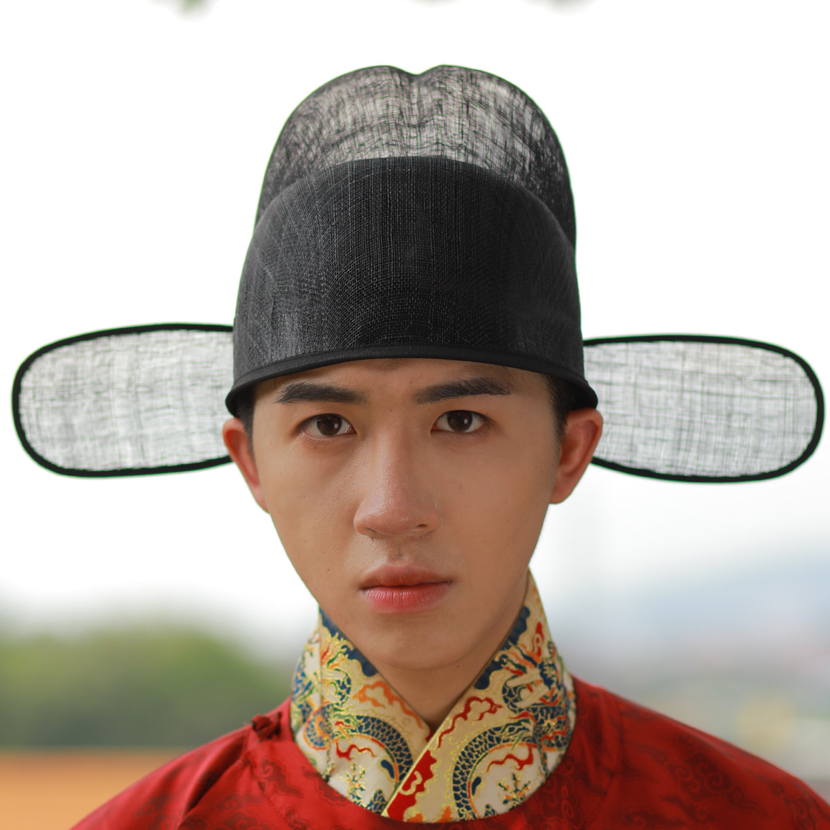 乌衣巷乌纱帽麻纱轻薄透气明制汉服首服网纱凉快明代官帽