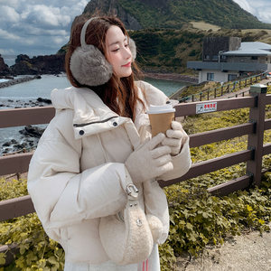 新款 092-2555针织拼接短款羽绒服50绒P265控398图片