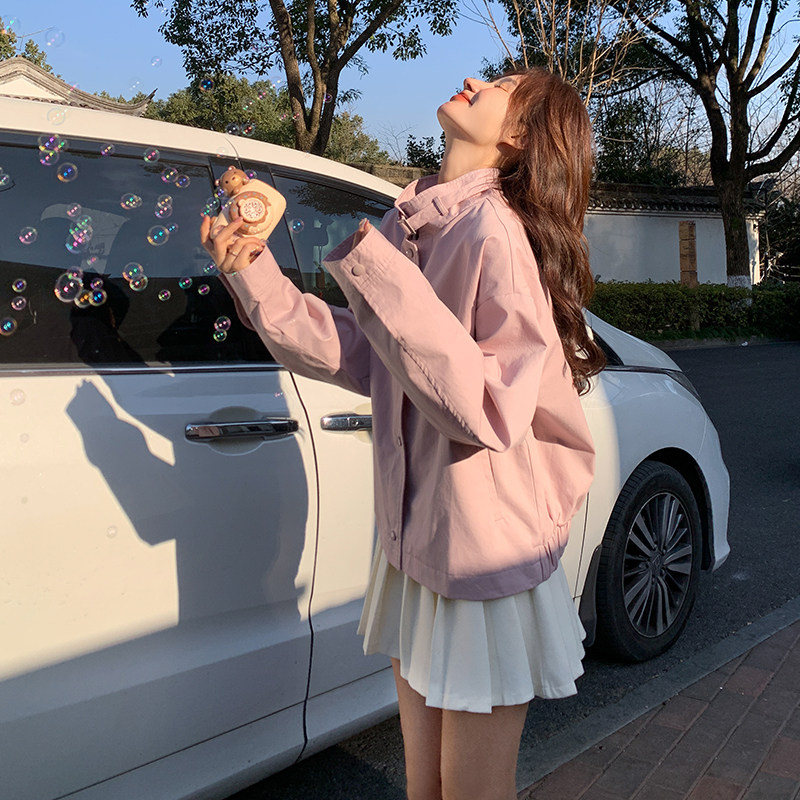 现货好卖092-2506粉色短外套P145控218,女装短外套,浙宝092