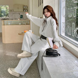 现货092-2602浅灰休闲套装P175控288，女装运动套装，浙宝092