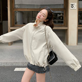 现货抽绳立领外套B092-2609-P145-K238，女装短外套，浙宝092