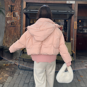现货冬70绒扭花羽绒服092-9253粉色羽绒服P285K428图片