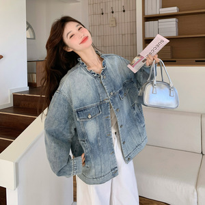 现货 092-2605牛仔外套P165控268，女装短外套，浙宝092