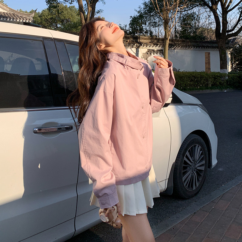 现货好卖 092-2506粉色短外套P145控218图片