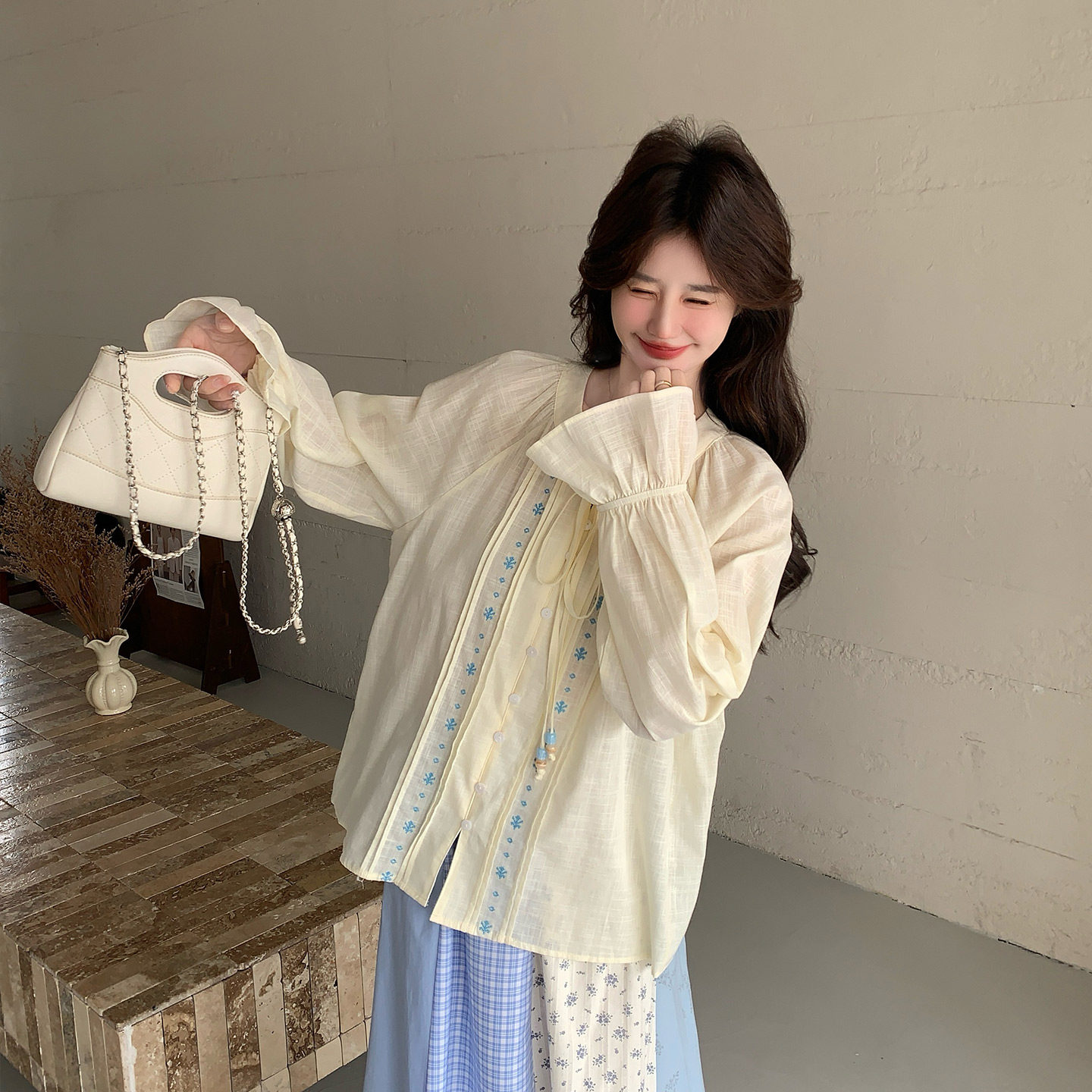 现货拼接衣裙套装B092-2608-P175-K288,女装套装/套裙,浙宝092