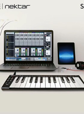 【叉烧网】Nektar SE25 25键 mini键 MIDI键盘 电音DJ编曲制作