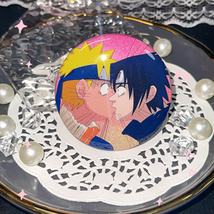 火影忍者双闪徽章吧唧二次元周边谷子佐鸣鸣人吧唧同人新春特惠