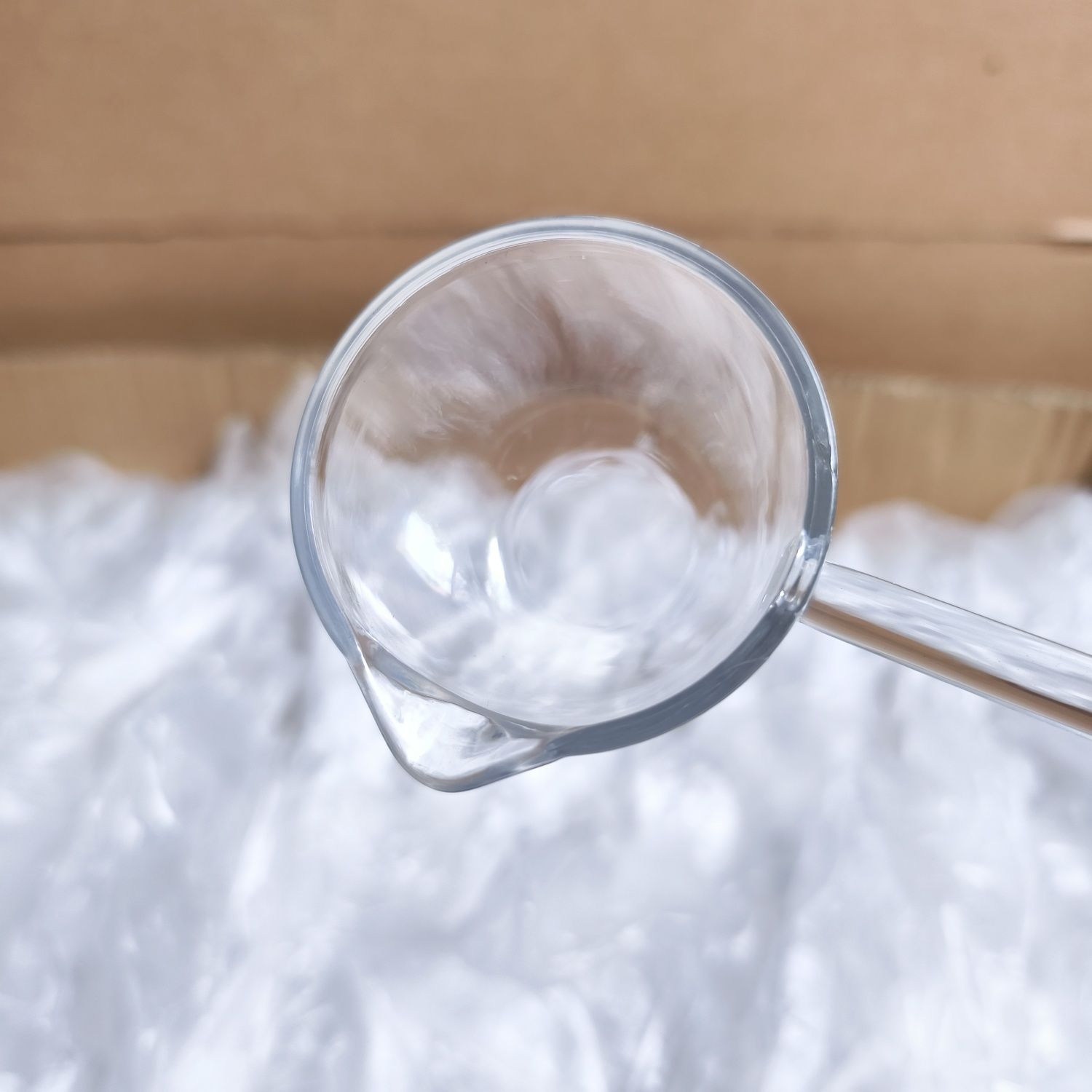 透明长柄酱料勺调料勺厨房小油勺汤勺塑料勺子加长柄深罐勺蜂蜜勺