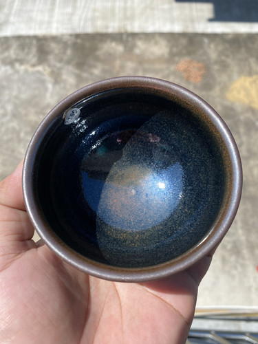 丞相龙窑柴烧建盏口径9.1cm高5.9cm重量212g容量180cc