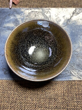 丞相龙窑柴烧建盏平口口径8.4cm高3.9cm重量98g容量90cc