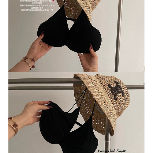 内搭文胸细肩带美背吊带背心