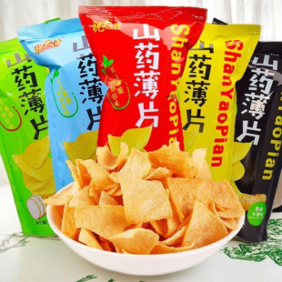 祝大哥山药薄片袋装膨化食品多口味办公室课间校园解馋休闲小零食