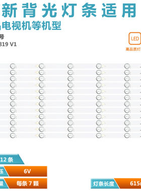 适用SKYTECH ST-6550US CELED650219B6电视灯条MS-L2819 V1