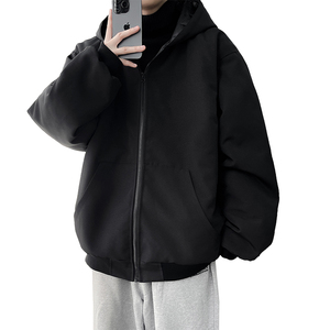 2025冬装连帽棉衣 大码宽松棉袄 XZ415-M013P115图片